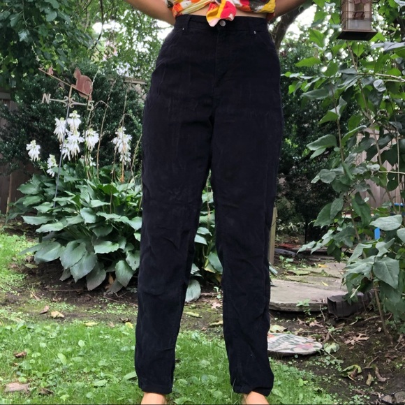 Urban Outfitters Cord Black Jeans - Picture 1 of 5